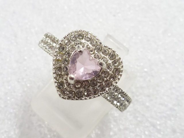 JAPANESE KIMONO / ANTIQUE COLORED STONE RING (SIZE 20)